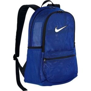 blue nike backpack mesh